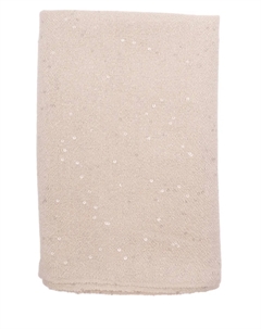 Шарф с бахромой, нейтральный Brunello cucinelli