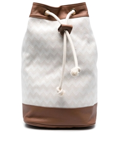 Рюкзак с узором шеврон, нейтральный Eleventy