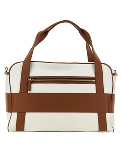 Дорожная сумка из хлопка, белый Eleventy