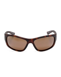 Солнцезащитные очки Ma'ukele 682, коричневый Maui jim