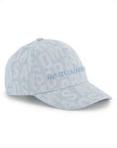 Детская кепка с монограммой и регулируемым затылком, синий Marc jacobs