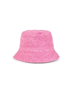 Пляжная шапка из жаккардовой хлопковой махры с логотипом, цвет Rosa Tous