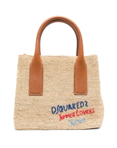 Сумка-шоппер Summer Lovers, нейтральный Dsquared2