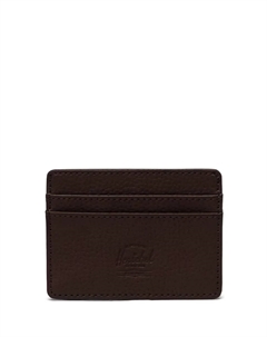Визитница унисекс темно-коричневая веганская кожа, коричневый Herschel