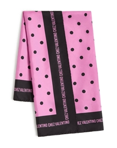 Шелковый платок, розовый Valentino garavani