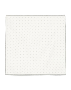 Платок-паше с цветочным принтом, белый Eleventy