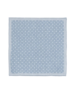 Платок с геометричным принтом, синий Eleventy