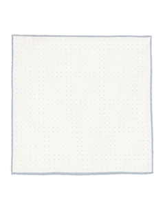 Платок в горох, белый Eleventy