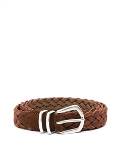 Плетеный ремень, коричневый Eleventy