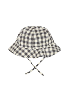 Клетчатая шляпа-ведро, серый Molo