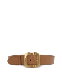 Кожаный ремень, коричневый Miu miu