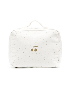 Несессер в горох, белый Bonpoint