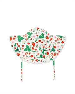 Панама с принтом «клубника», белый Molo