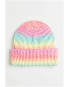 Вязаная шапка с узором в рубчик Swirls, розовый H&m