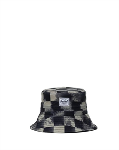 Рыбацкая шапка в клетку для мальчиков от 6 до 18 месяцев, чёрный Herschel