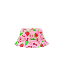 Шапка из полиэстера с фантазийным принтом, цвет Rosa Boboli