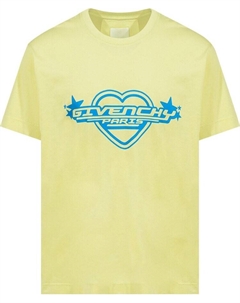 Футболка Classic Fit Print T-Shirt 'Acid Yellow', желтый Givenchy