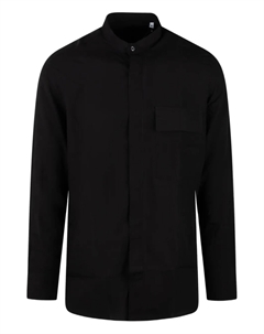 Рубашка без воротника, черный Low brand