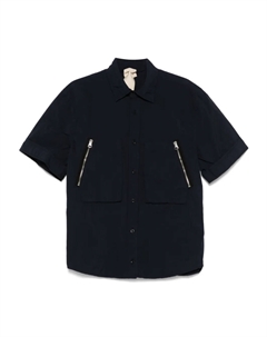 Рубашка с карманами на молнии, синий Ten-c