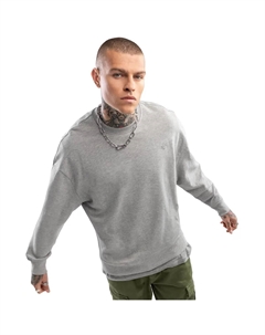 Мужская толстовка Ash с круглым вырезом, серый Siroko