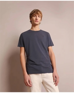 Мужская темно-синяя футболка с коротким рукавом, синий Scalpers