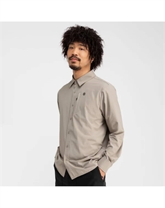 Мужская Ferrata рубашка, коричневый Siroko