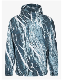 Куртка-бомбер с мраморным принтом, синий Roberto cavalli