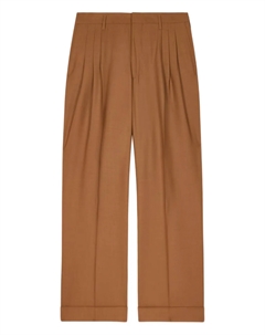 Прямые шерстяные брюки, коричневый Paul smith