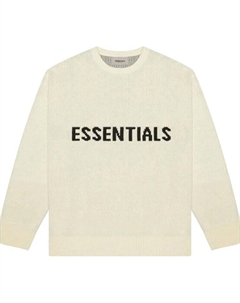 Свитер Knit Sweater 'Cream', кремовый Fear of god essentials
