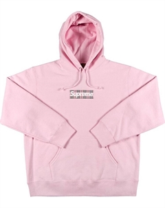 Толстовка x Burberry Box Logo Hooded Sweatshirt 'Light Pink', розовый Supreme