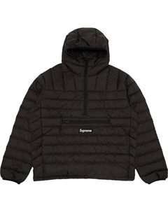 Пуловер Micro Down Half Zip Hooded Pullover 'Black', черный Supreme