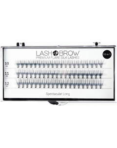 Flare Silk Spectacular Long пучки накладных ресниц, 1 упаковка Lash brow