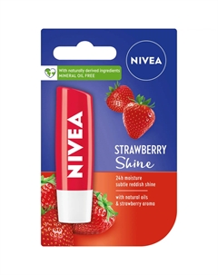Strawberry Shine питательная губная помада клубничное сияние, 4,8 г Nivea
