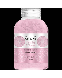 Fruity&Sweet соль для ванн, 600 г On line