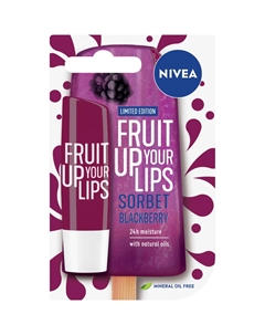 Blackberry Shine Ухаживающая губная помада Blackberry Sorbet, 4,8 г Nivea