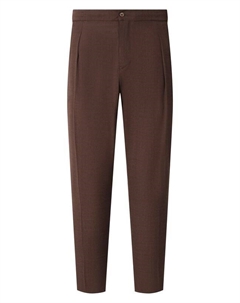 Брюки из шерсти и шелка Marco pescarolo