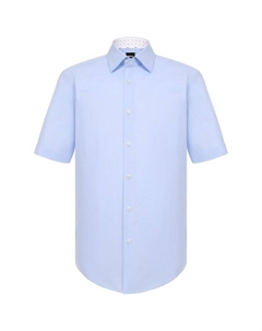 Хлопковая рубашка Boss