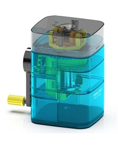 Точилка для карандашей 71162Blue механическая, синий Deli