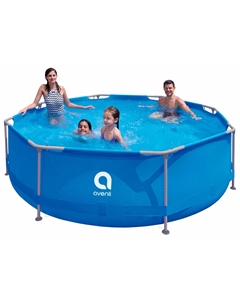 Бассейн каркасный 300х76 см, 4383 л, круглый, голубой (17798) Avenli