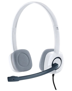 Гарнитура для ПК Logitech H150 белый накладные оголовье (981-000350)