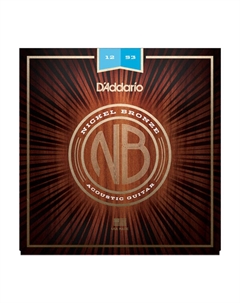 Струны для акустических гитар, металлические D'ADDARIO NB1253 Nickel Bronze Acoustic, Extra Light, 12-53 D`addario