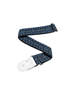 Ремни для гитар 50G05 50MM HOOTENANNY STYLE 3 BL/BLK Planet waves