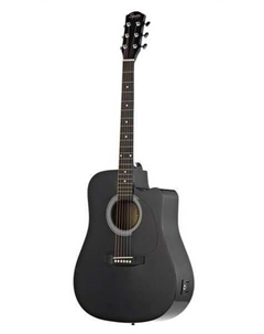 Акустические гитары FENDER SA-105CE Black Squier