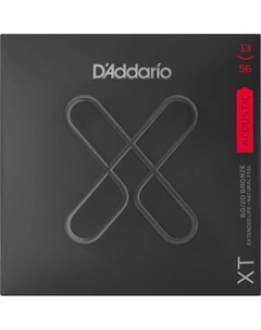 Струны для акустических гитар, металлические D'ADDARIO SET ACOUS XT 80/20 MEDIUM D`addario