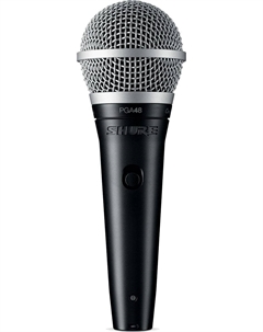 Вокальные динамические микрофоны SHURE PGA48-XLR-E Shure wired