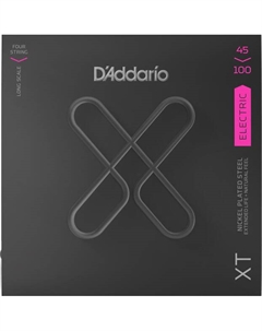 Струны для бас-гитар D'ADDARIO XTB45100 SET BASS XT NKL 45-100 LONG D`addario