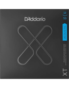 Струны для акустических гитар, металлические D'ADDARIO XTAPB1253 SET ACOUS XT PHOS BRZ LIGHT D`addario