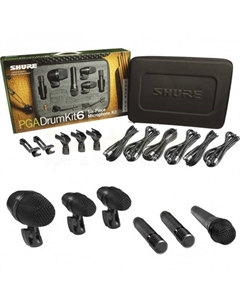Инструментальные микрофоны SHURE PGADRUMKIT6 Shure wired