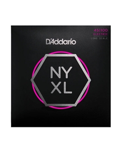 Струны для бас-гитар D'ADDARIO NYXL45100 - Set NYXL Bass, Regular Light, 45-100 D`addario