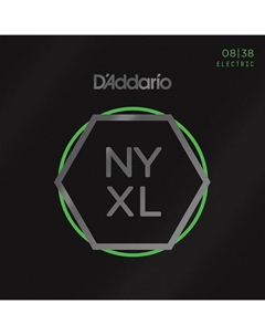 Струны для электрогитар D'ADDARIO NYXL0838 SUPER LIGHT 8-38 D`addario
